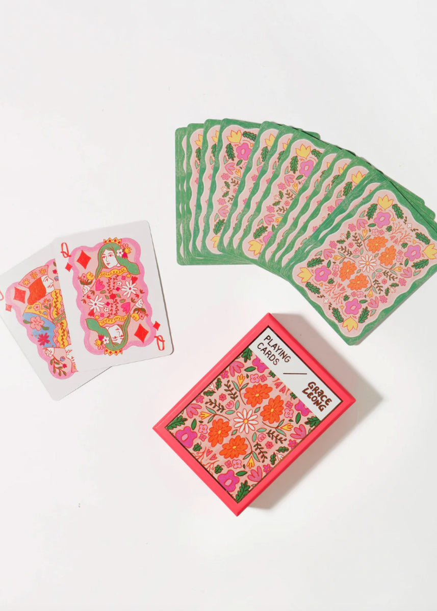 FLOWER PLUS PLAYING CARDS