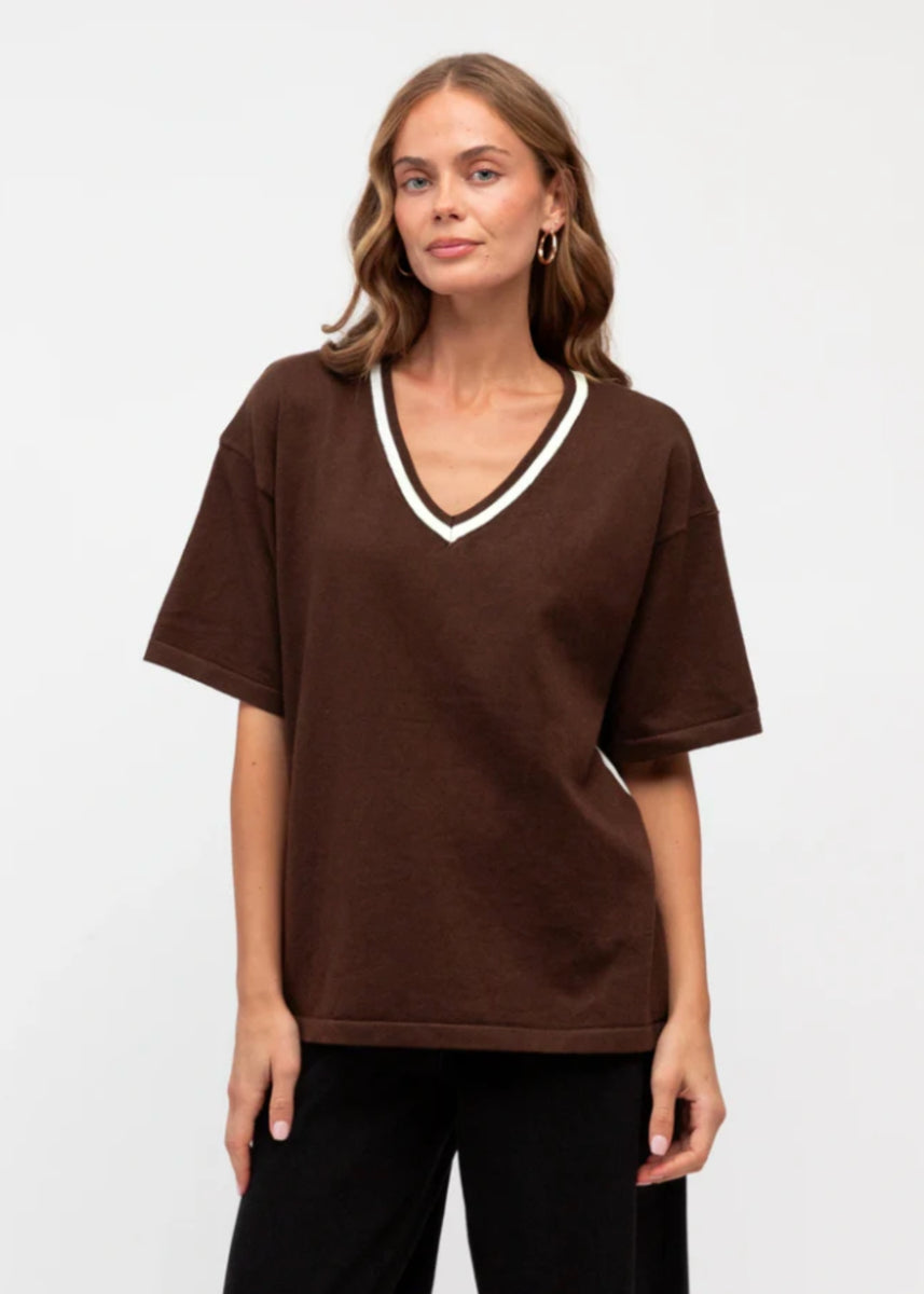 STREET MODE TOP - ESPRESSO