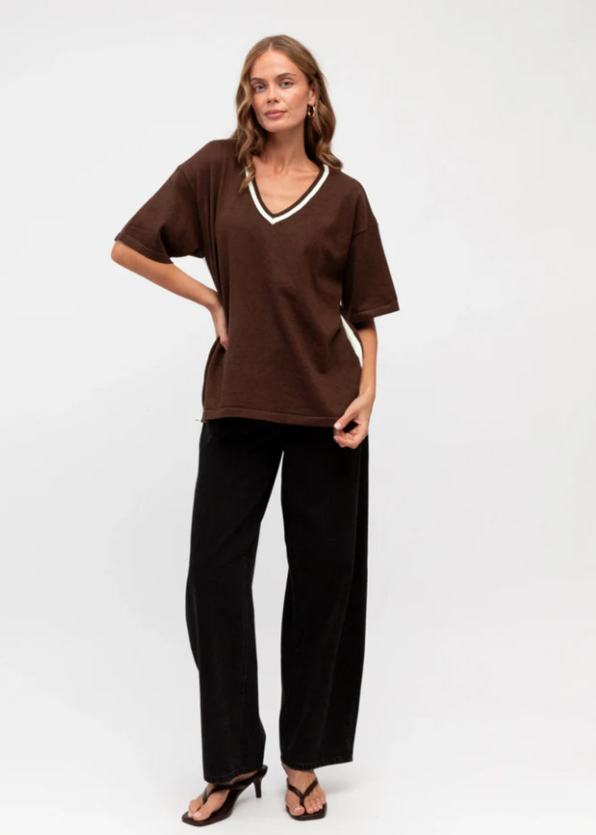 STREET MODE TOP - ESPRESSO