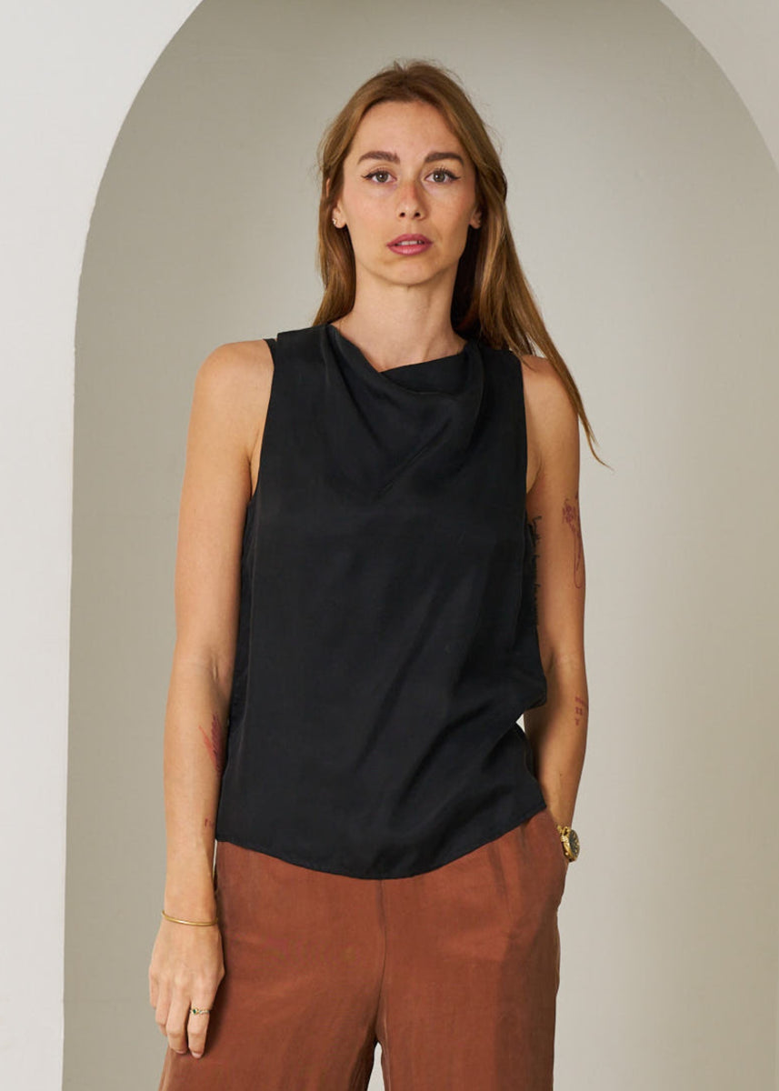 ATHENA TOP - BLACK