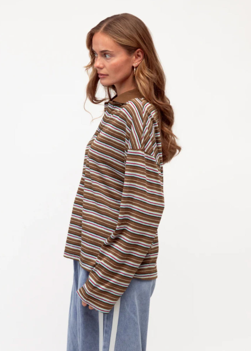 ROMIE STRIPE POLO