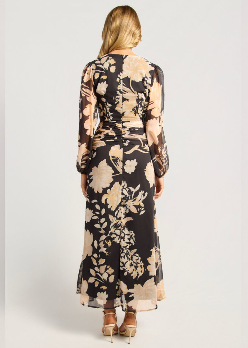 WINTER BLOOM MIDI DRESS