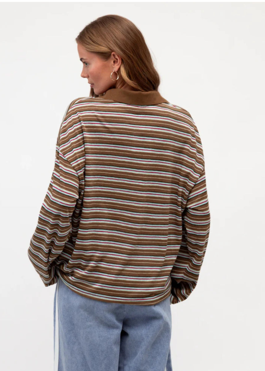 ROMIE STRIPE POLO