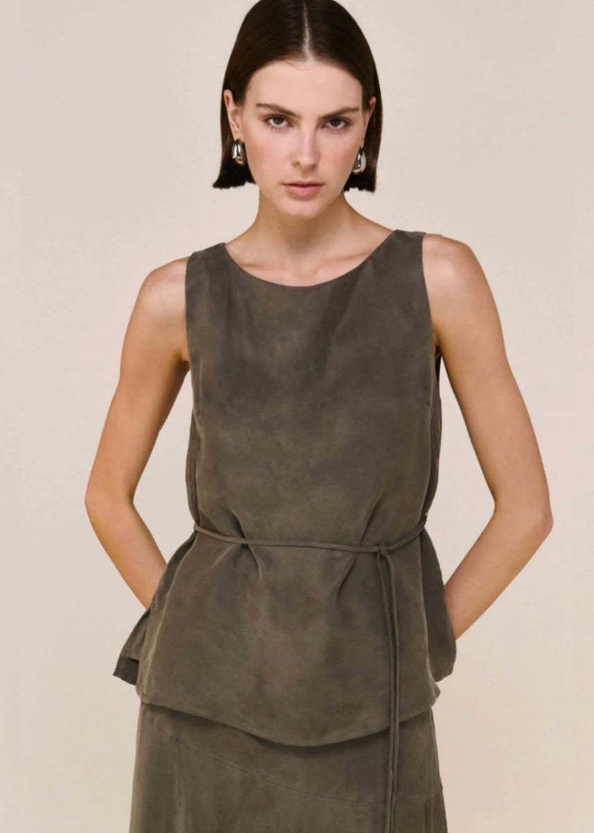 STEVIE WAIST TIE TOP