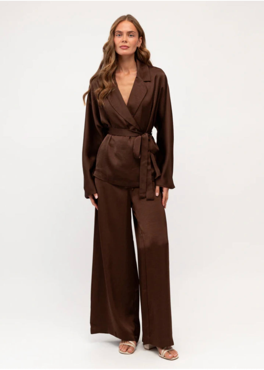 MIDNIGHT SATIN PANTS