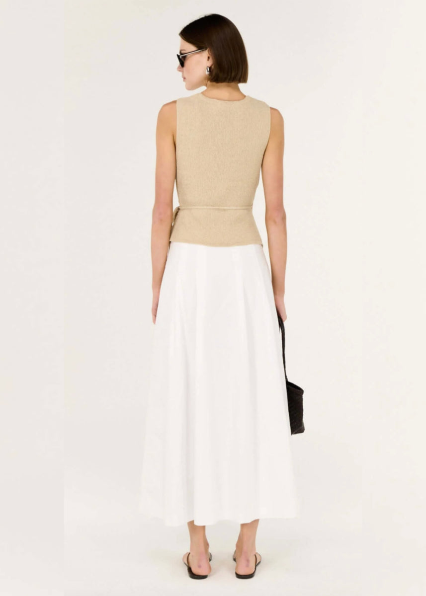 MARNIE KNIT WRAP TOP