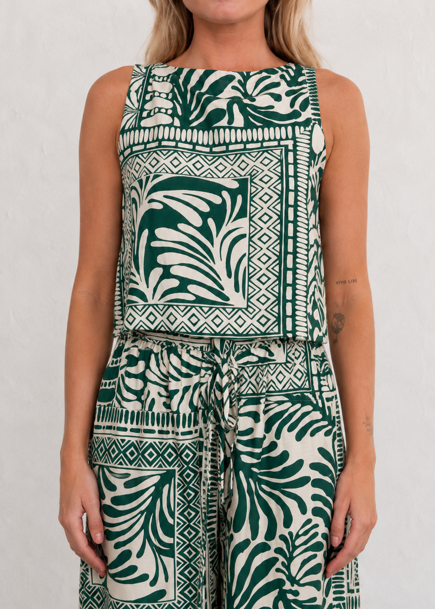 TANYA TOP - GREEN