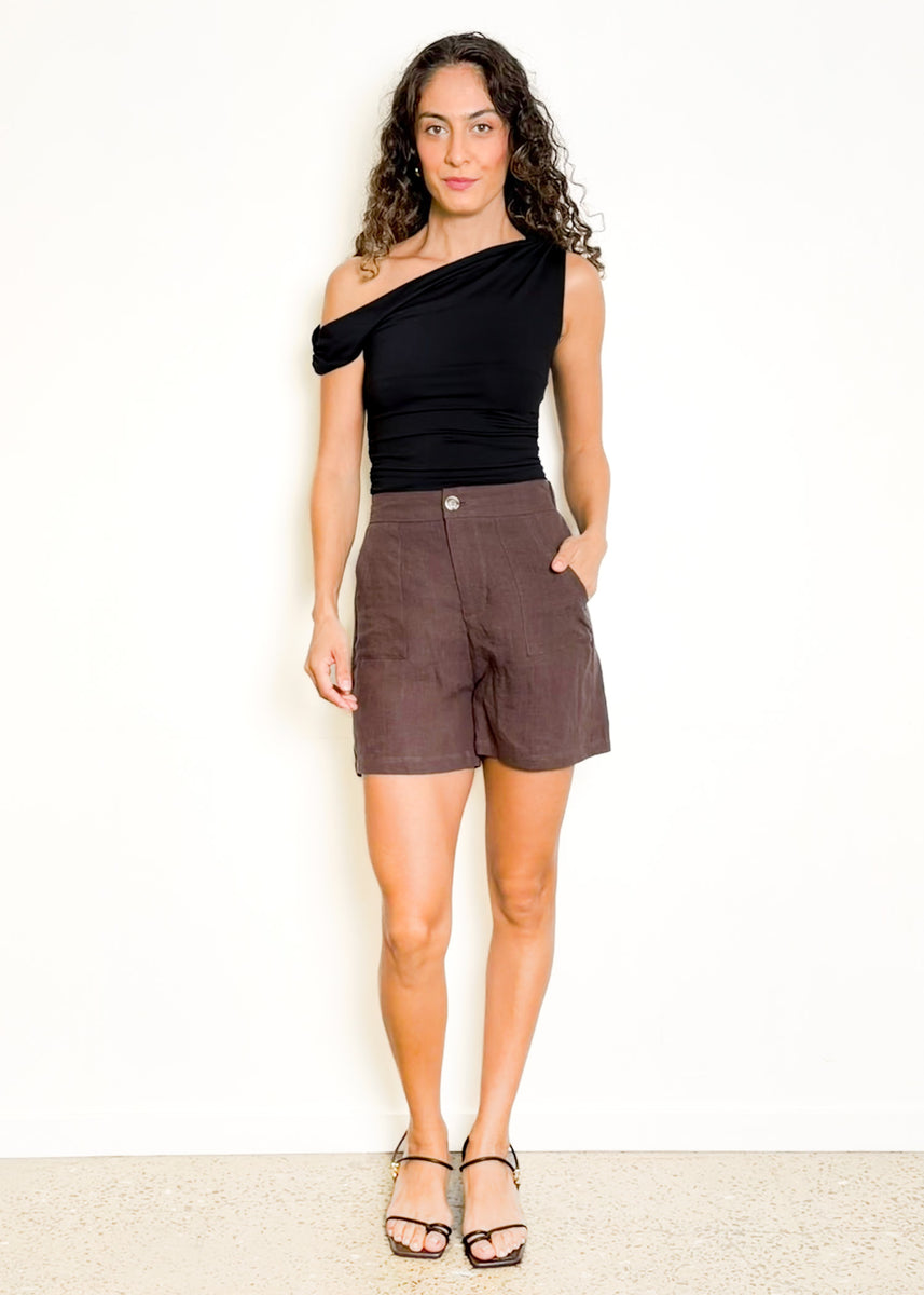 JUDE SHORTS - CHOCOLATE