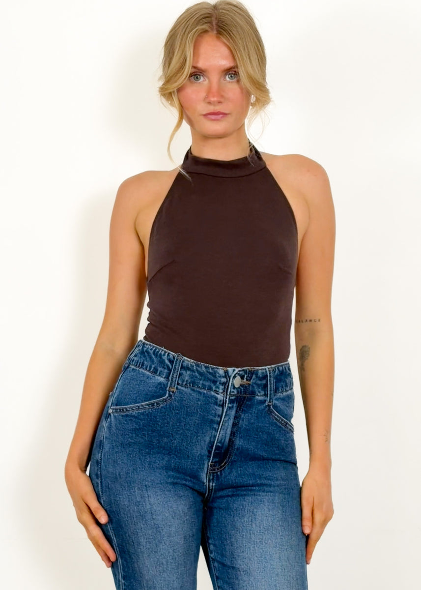 NEHA BODYSUIT - BROWN