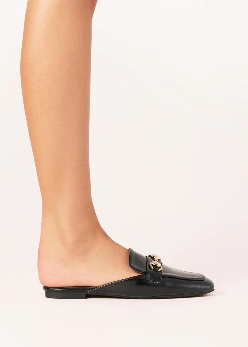 HELIA SLIDE - BLACK SHINE