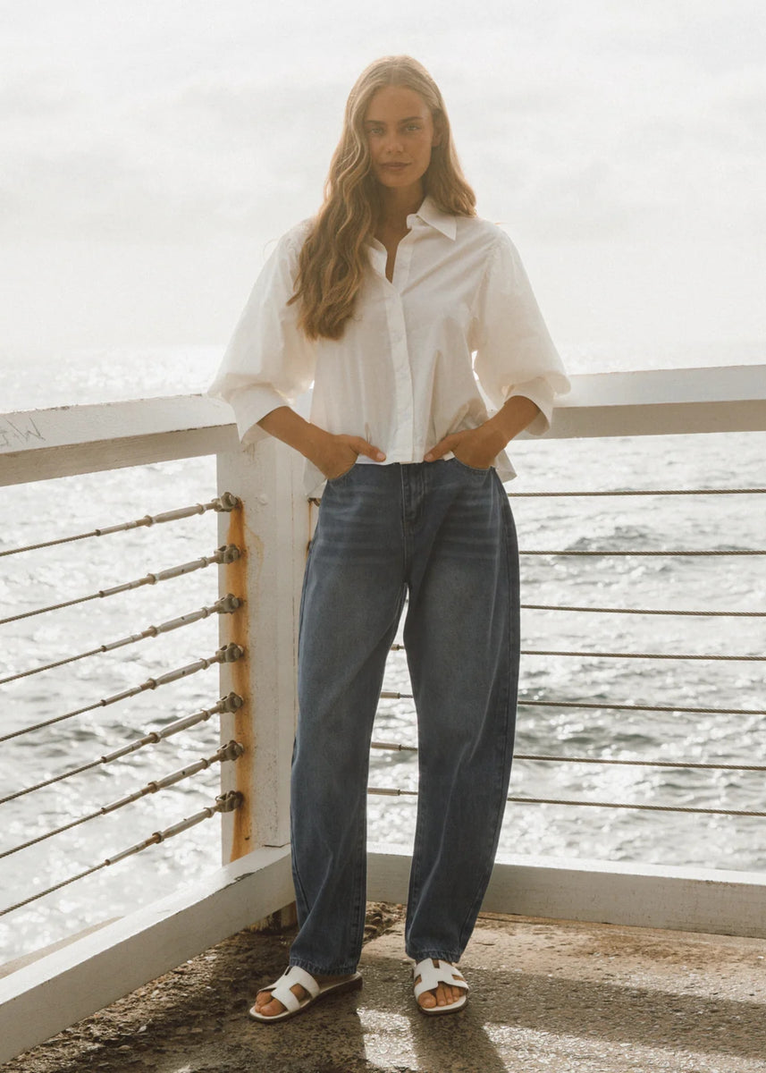 HUNTER BARREL JEANS