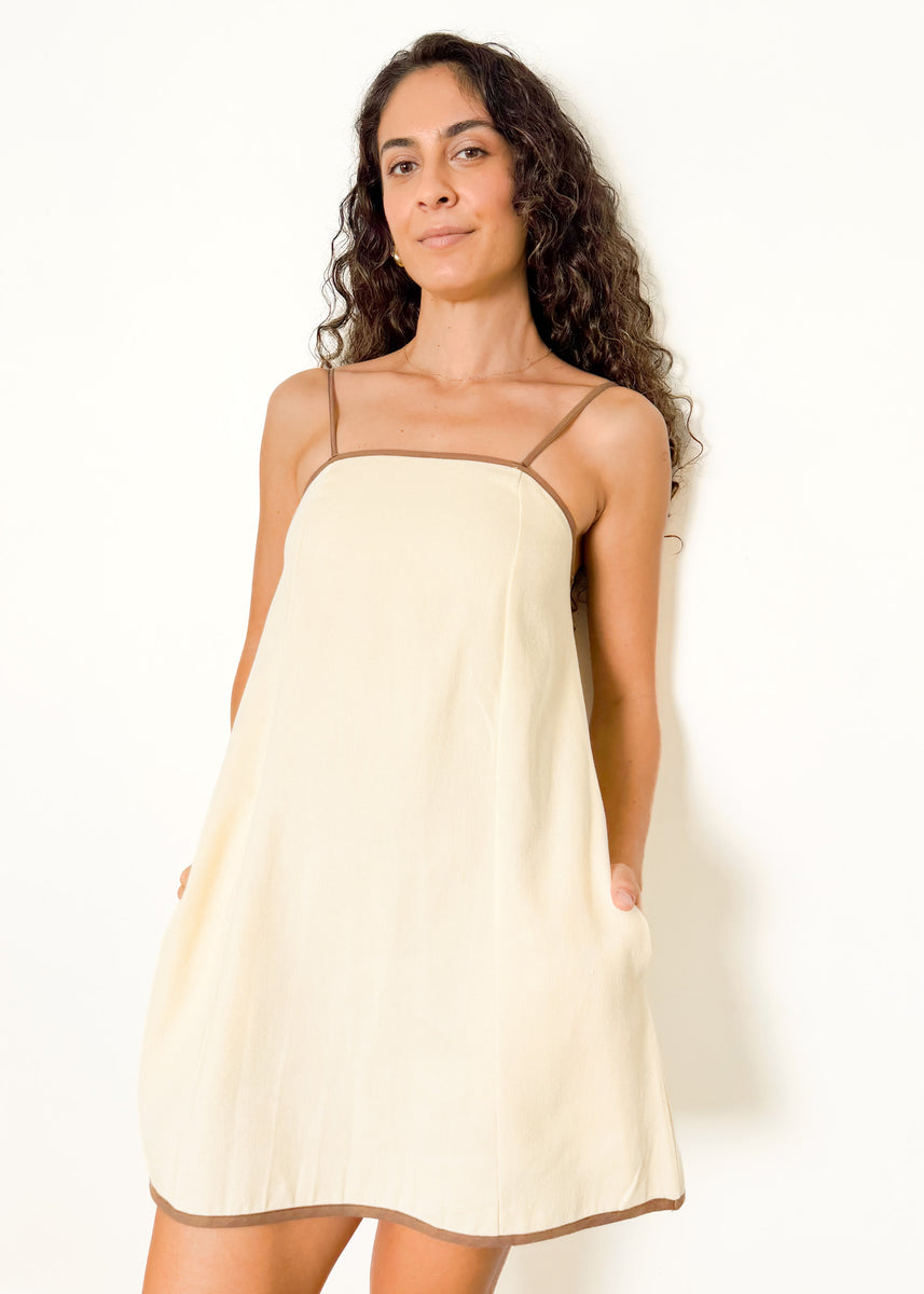 CATHY DRESS - BEIGE