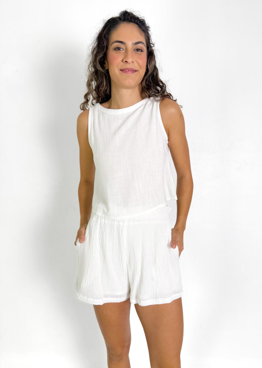 ALICE SHORTS - WHITE