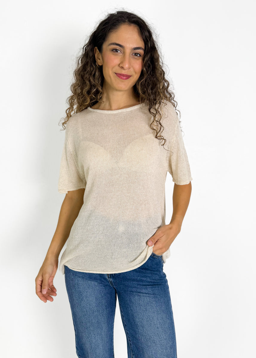 SIENNA TOP - BEIGE