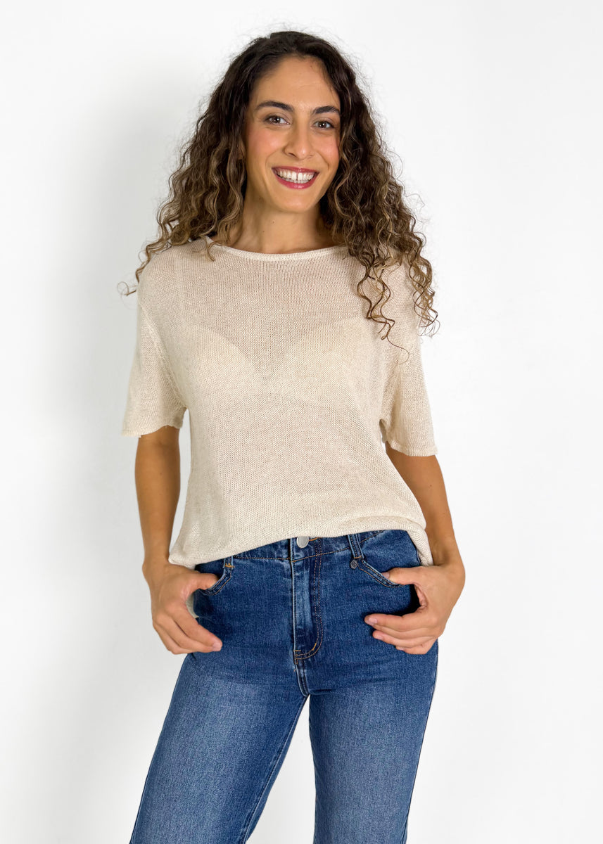 SIENNA TOP - BEIGE