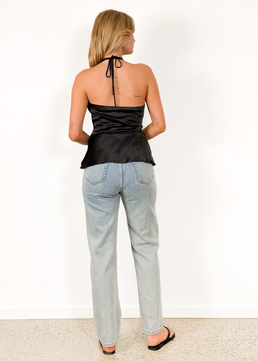 GINNI TOP - BLACK