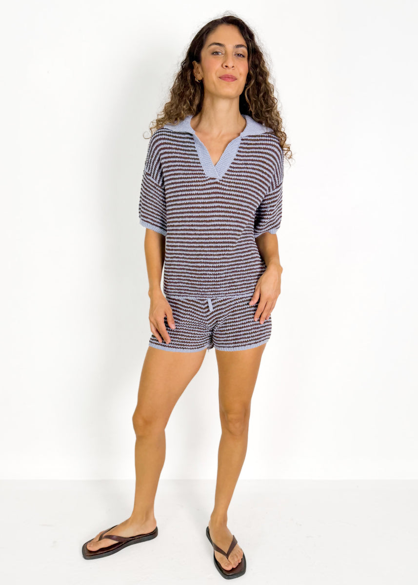 KIKI SET - CHOCOLATE  & BLUE