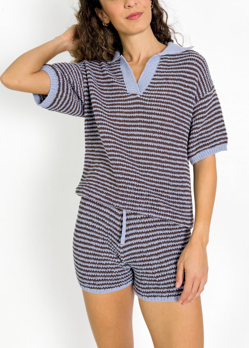 KIKI SET - CHOCOLATE  & BLUE