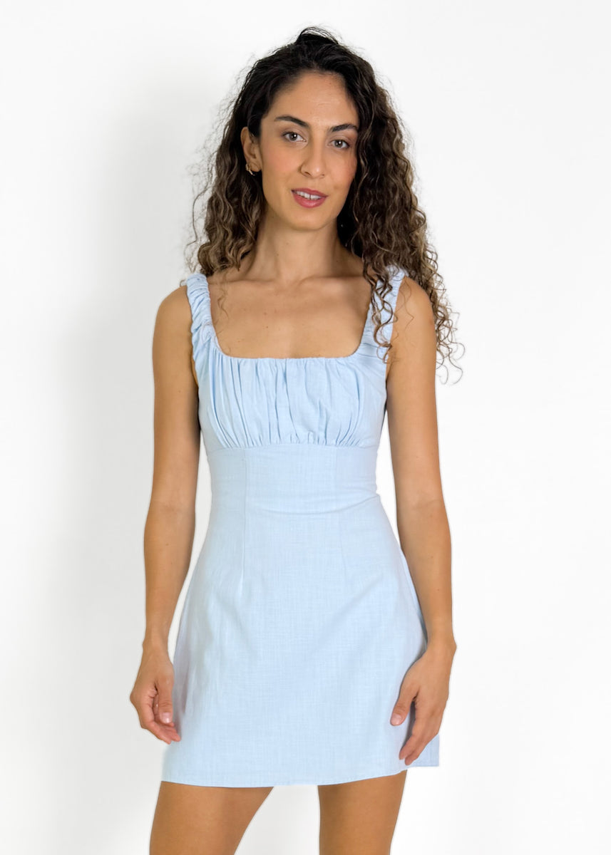 ADELE DRESS - BLUE