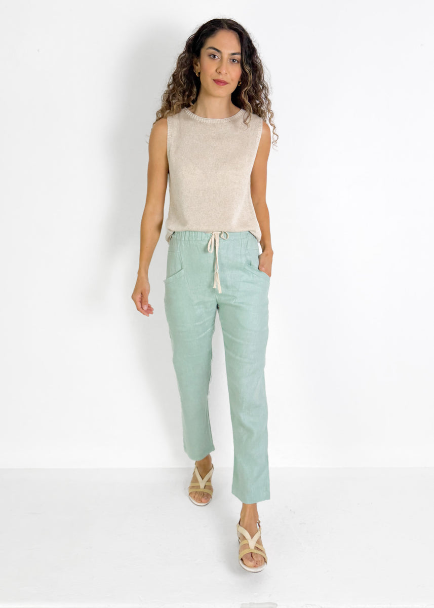 LUXE PANTS - DUCK EGG