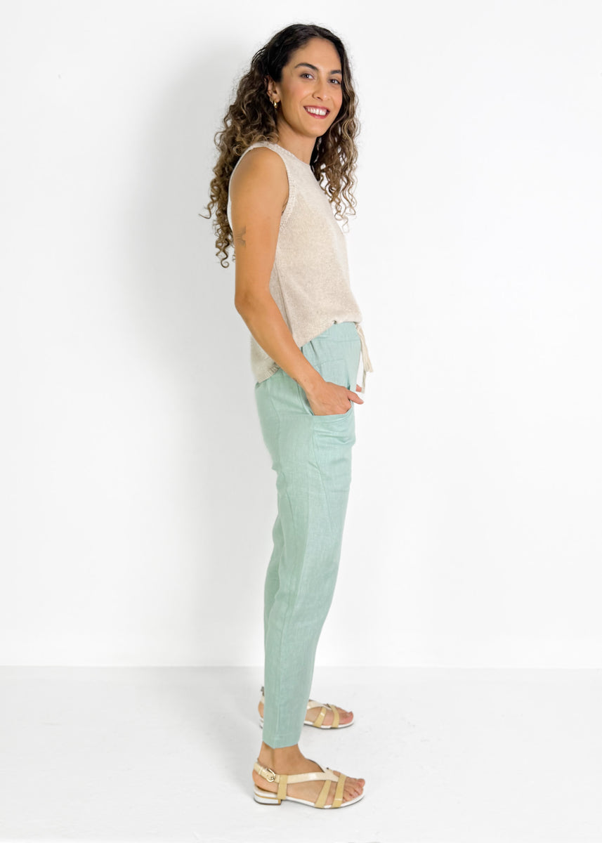 LUXE PANTS - DUCK EGG