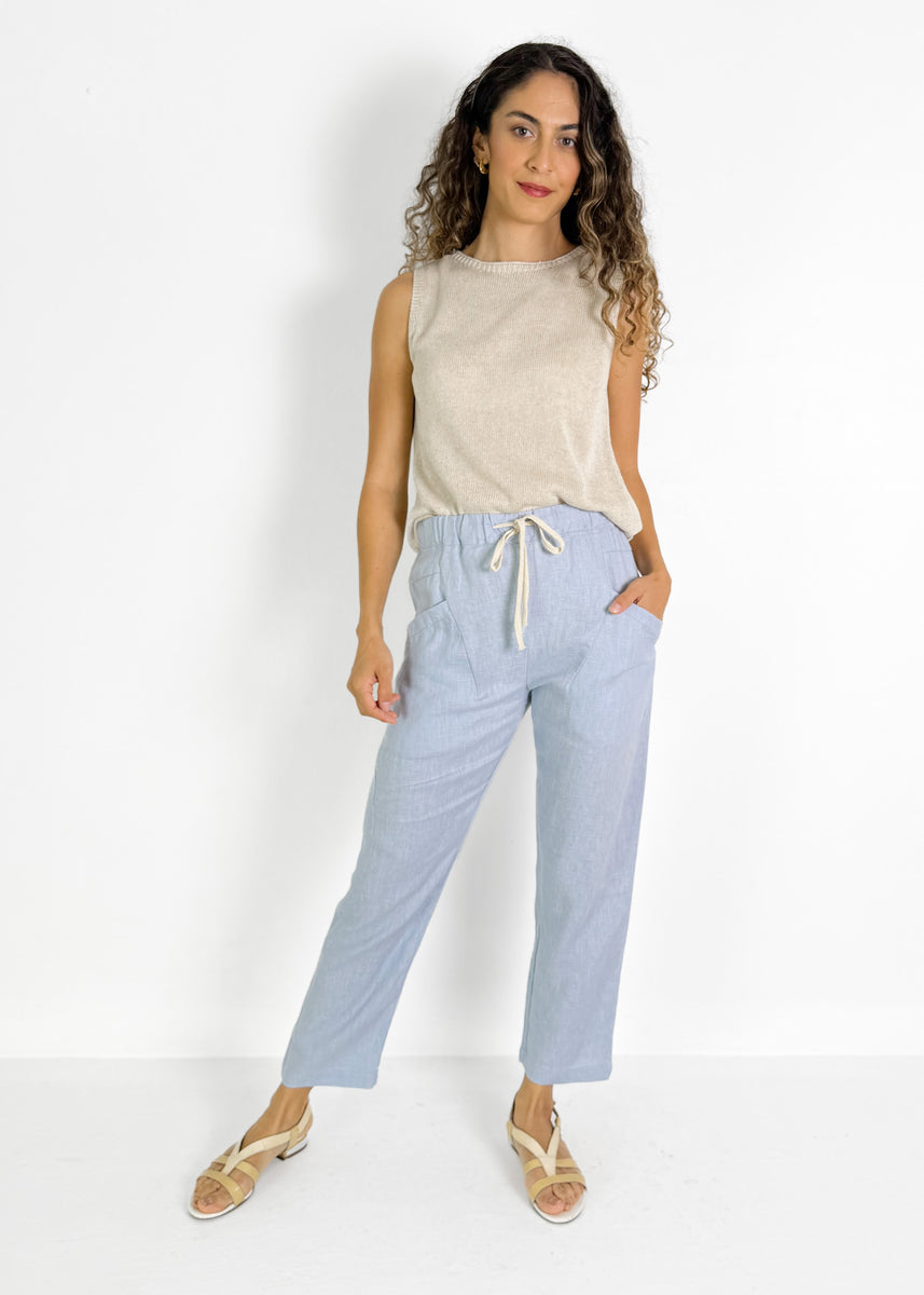 LUXE PANTS -CHAMBRAY