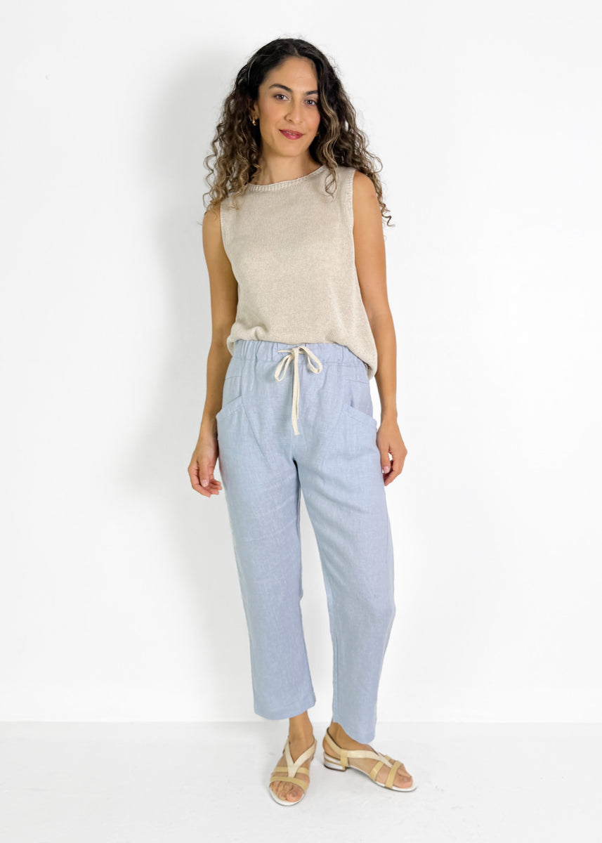LUXE PANTS -CHAMBRAY