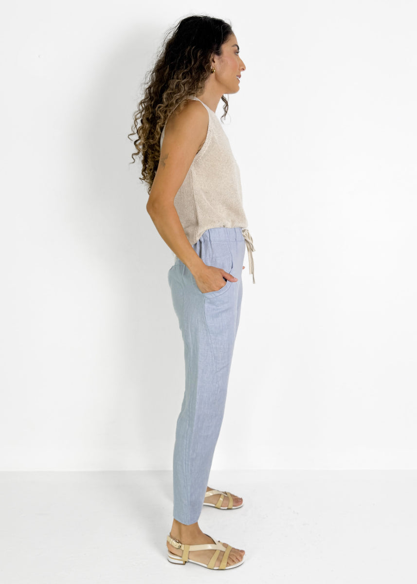 LUXE PANTS -CHAMBRAY