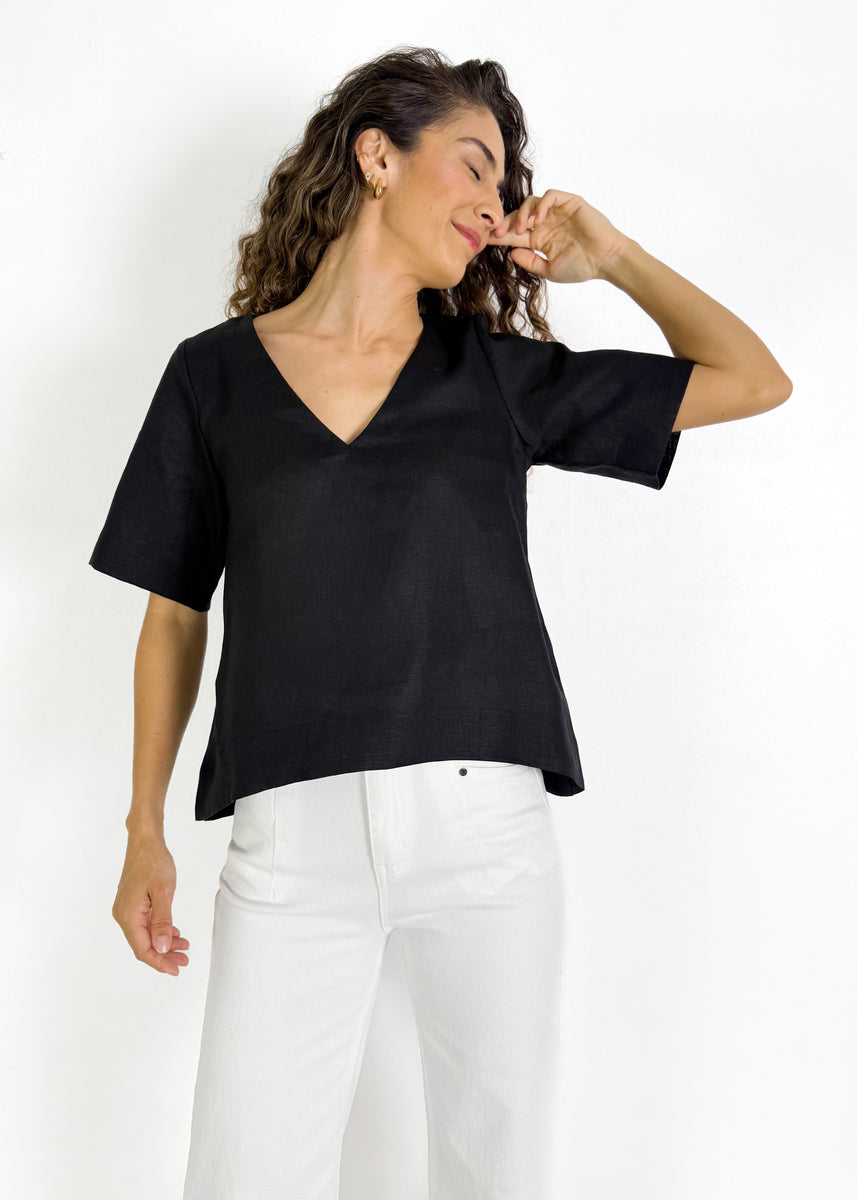 MILA TOP - BLACK