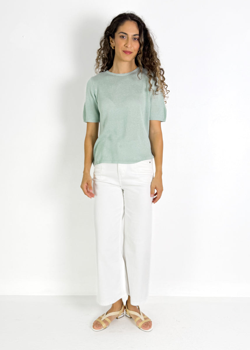 SUMMER TEE - DUCK EGG