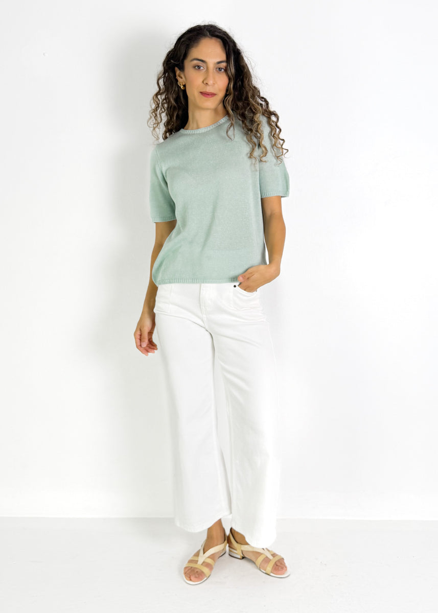 SUMMER TEE - DUCK EGG