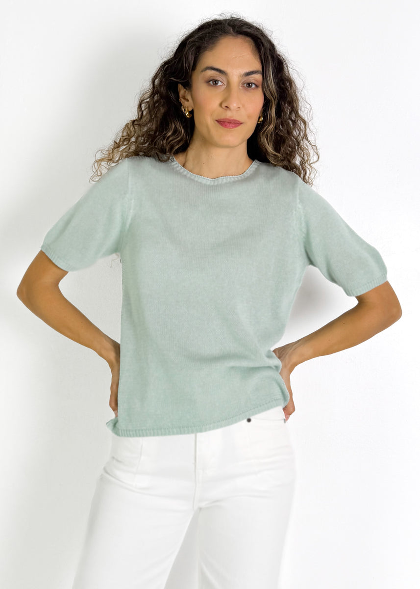 SUMMER TEE - DUCK EGG