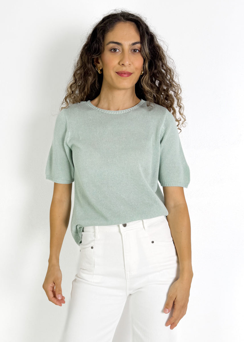 SUMMER TEE - DUCK EGG