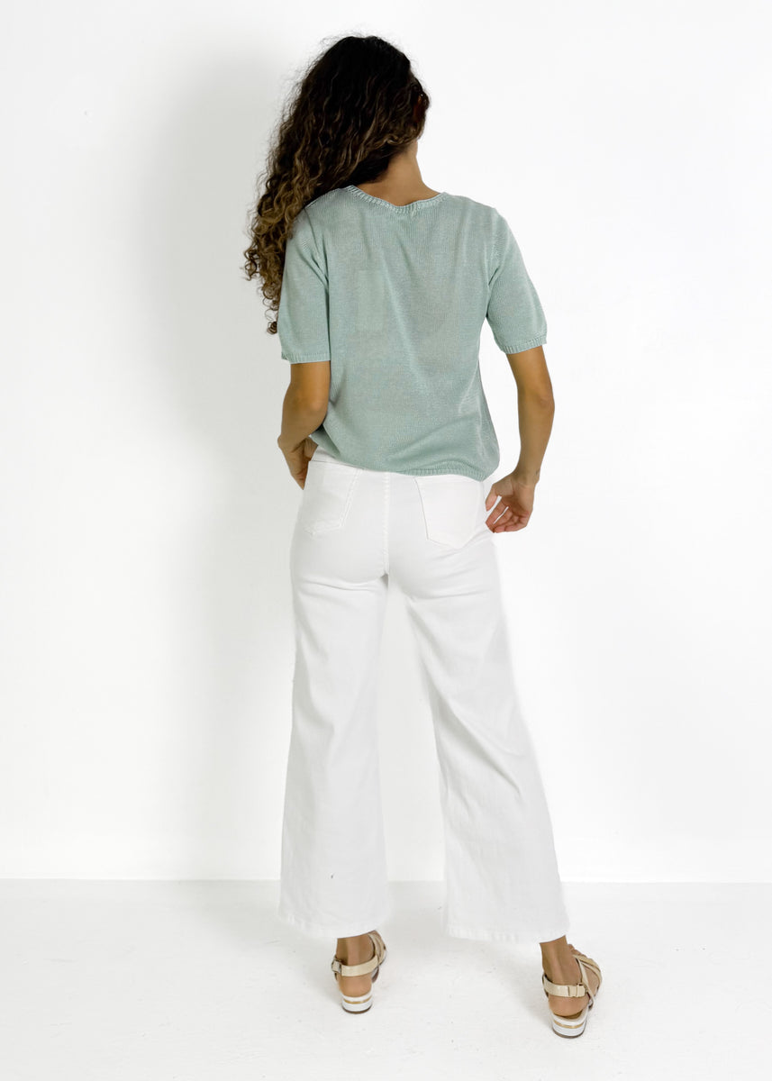 SUMMER TEE - DUCK EGG