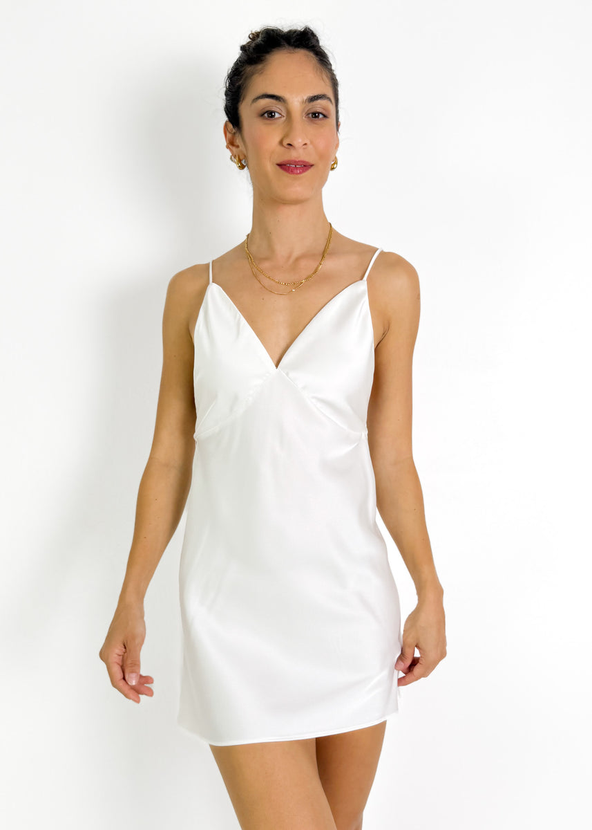 SKYLAR DRESS - WHITE