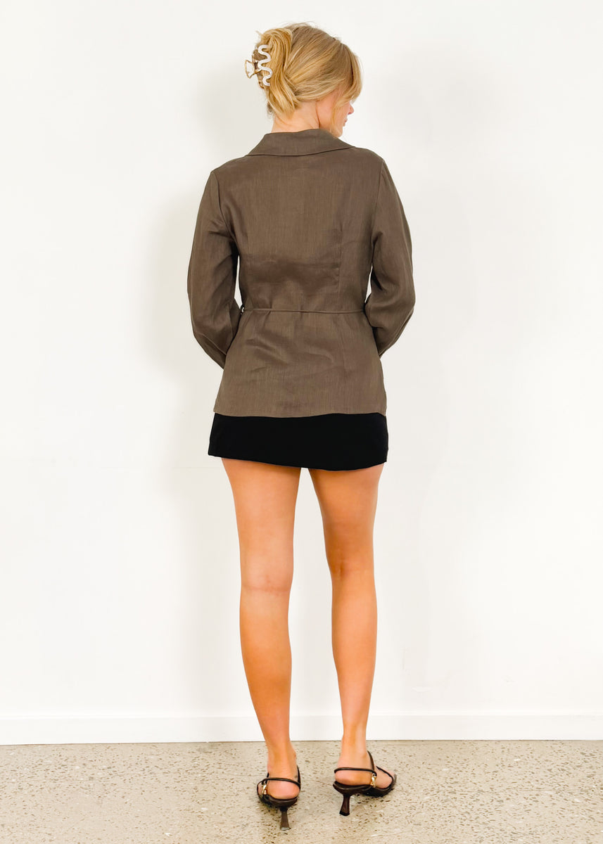 VINYA TOP - CHOCOLATE