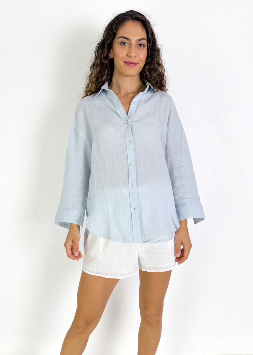 BOYFRIEND SHIRT- BLUE
