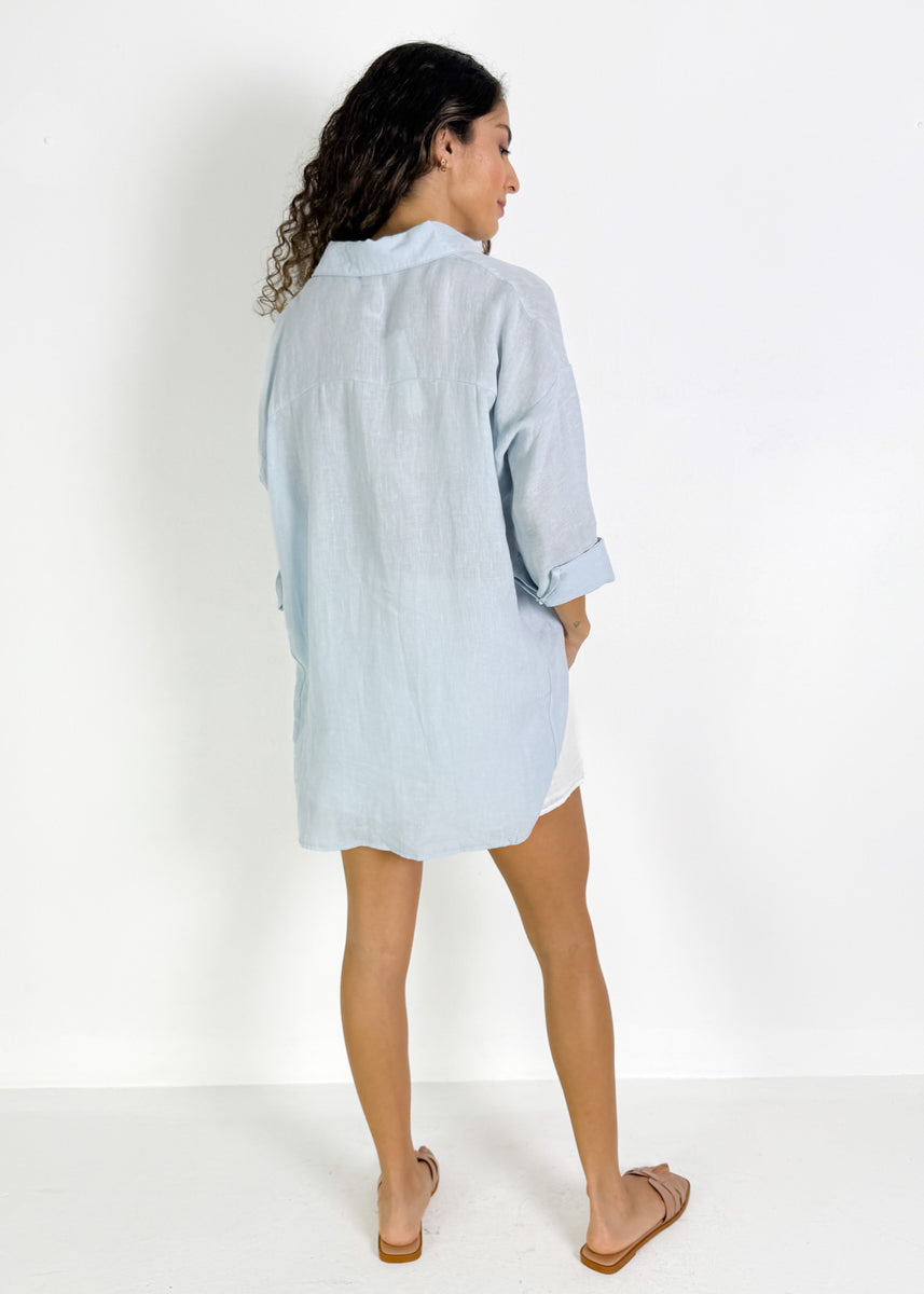 BOYFRIEND SHIRT- BLUE