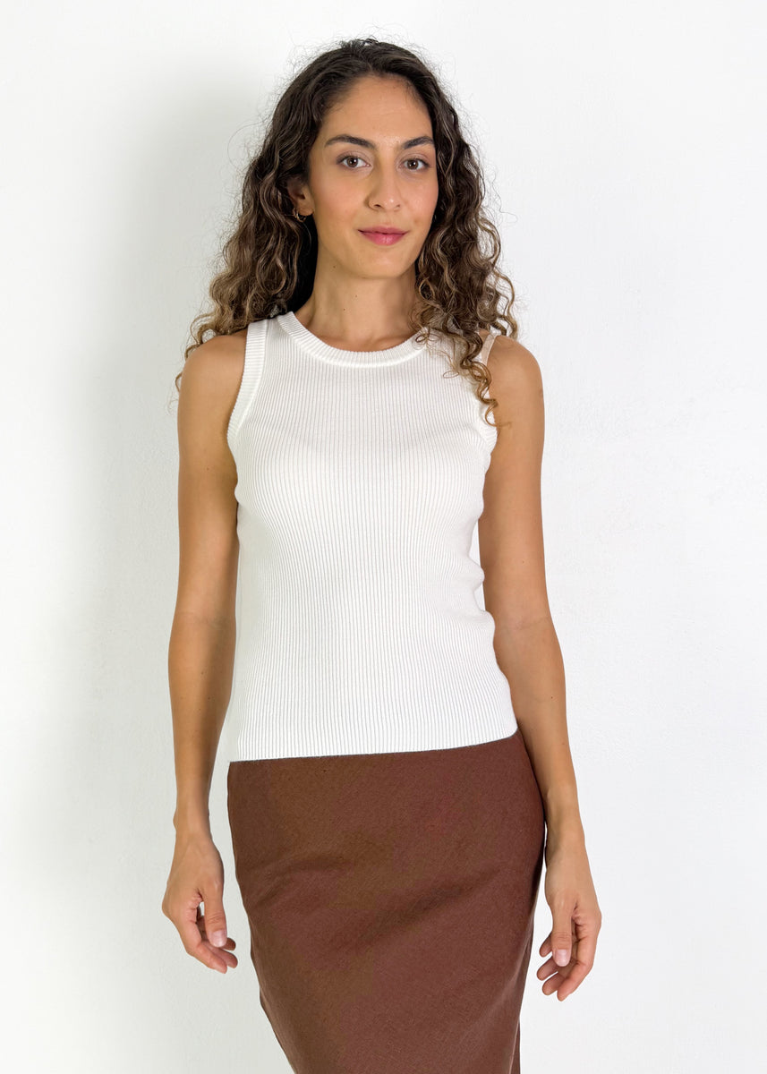 EVA TANK TOP - WHITE