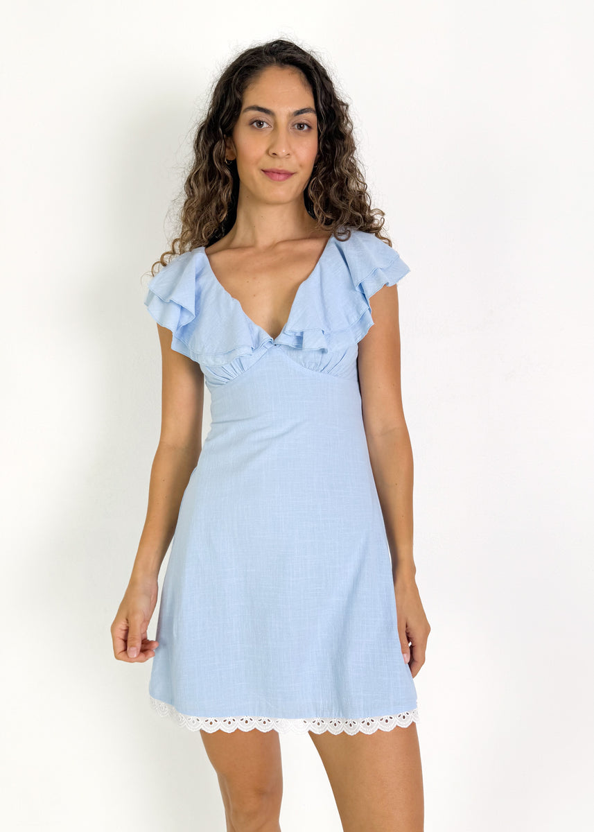 BAYLE DRESS - BLUE