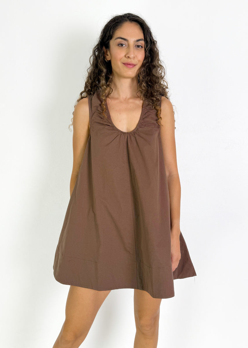JOSIE DRESS - CHOCOLATE