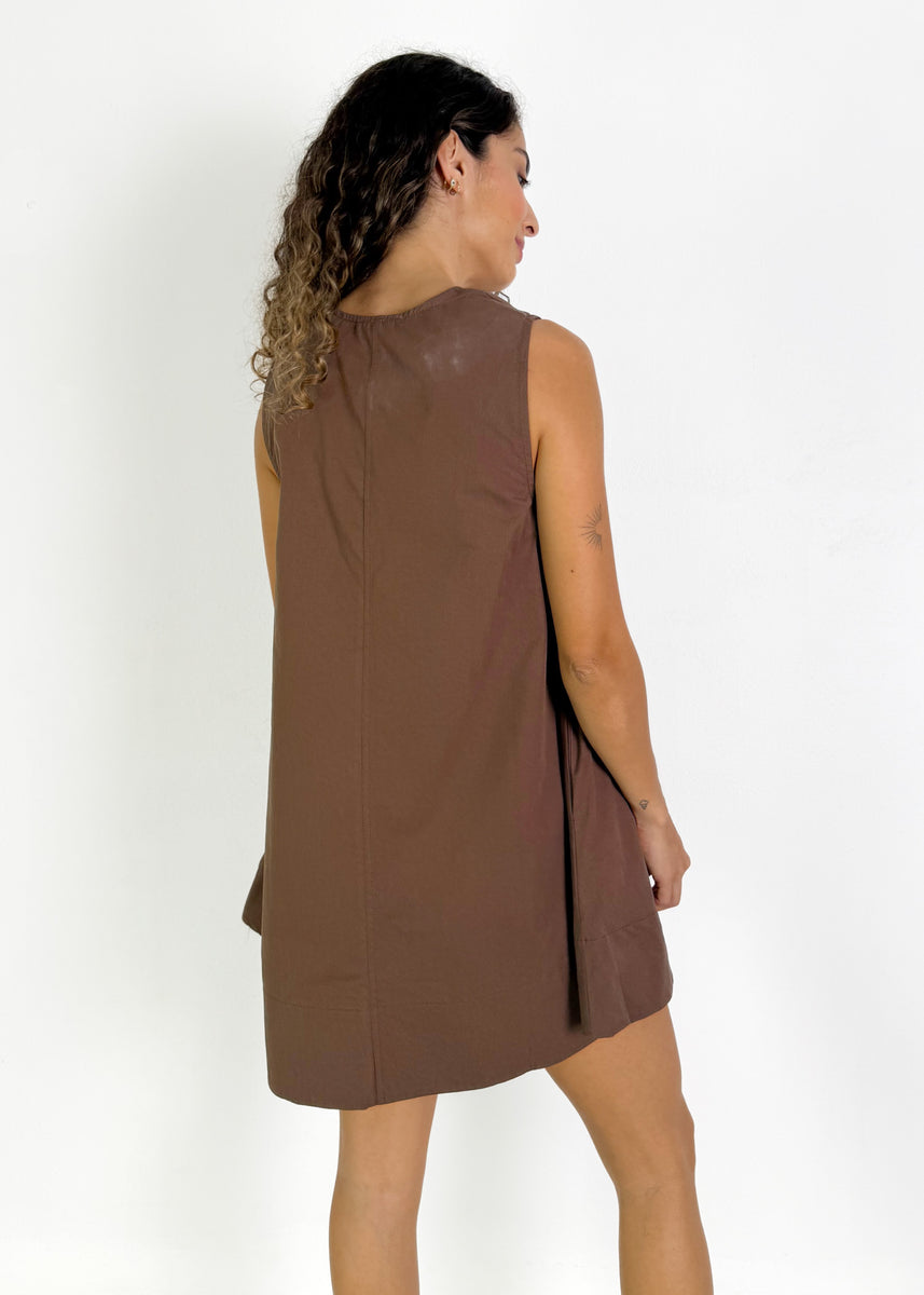 JOSIE DRESS - CHOCOLATE