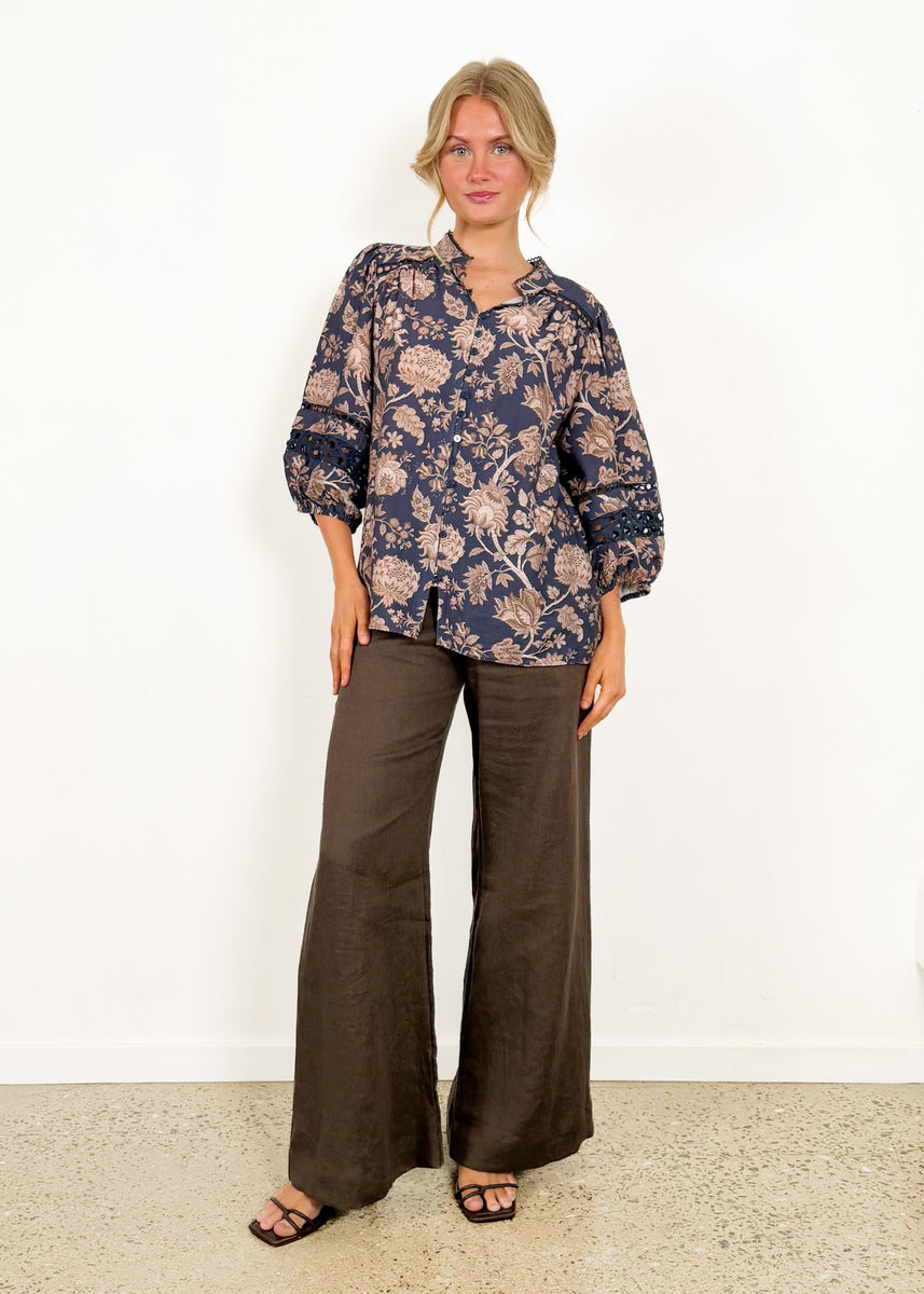 SOFIE TOP - NAVY