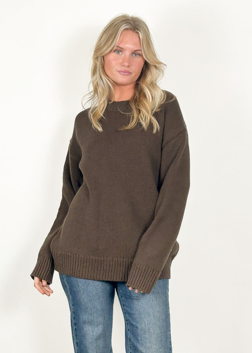 LAUREN KNIT - CHOCOLATE