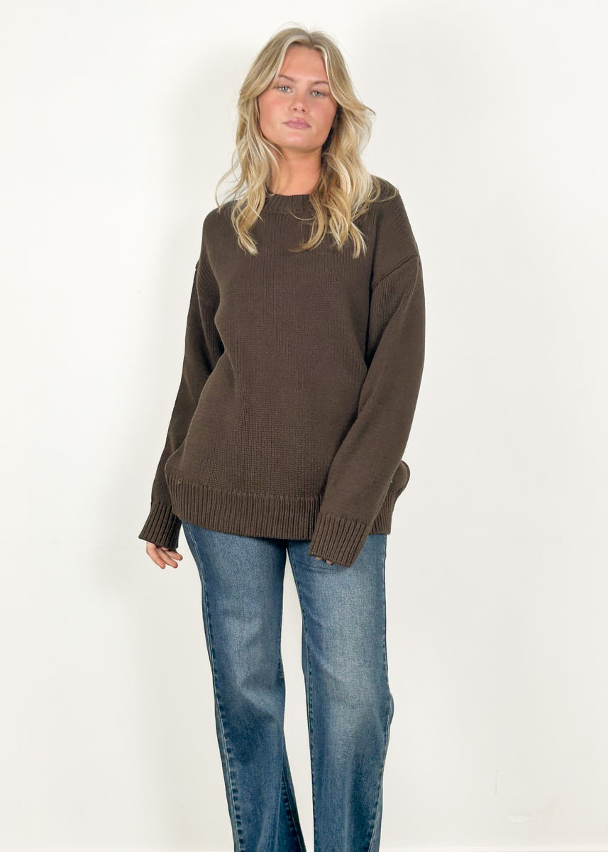 LAUREN KNIT - CHOCOLATE