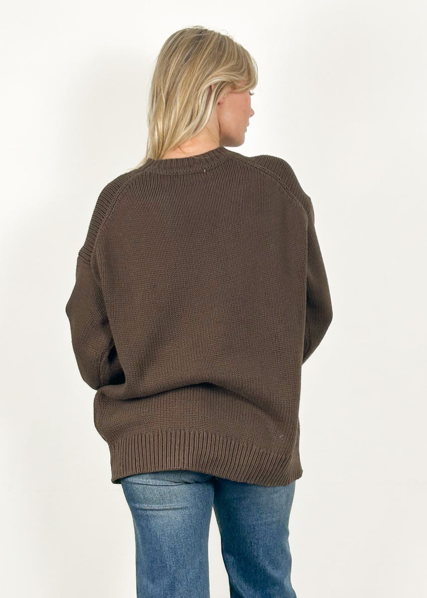 LAUREN KNIT - CHOCOLATE