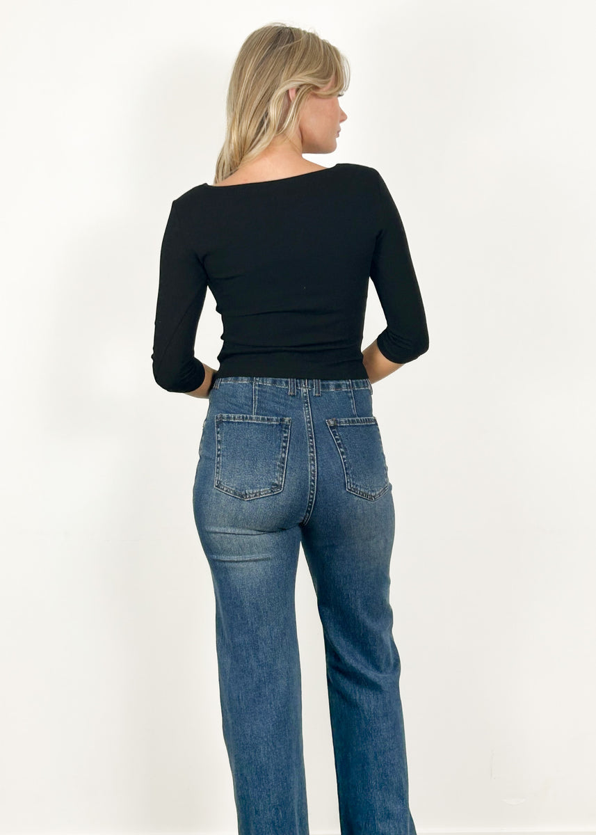 LYRA TOP - BLACK