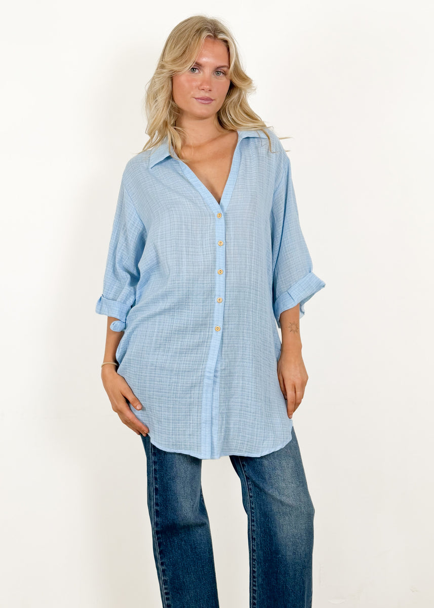 MYKI SHIRT - BABY BLUE