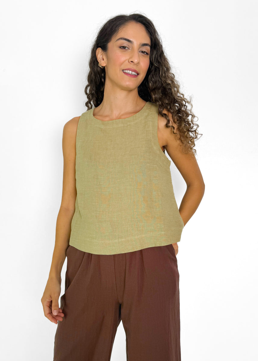 JUDE TANK - PISTACHIO