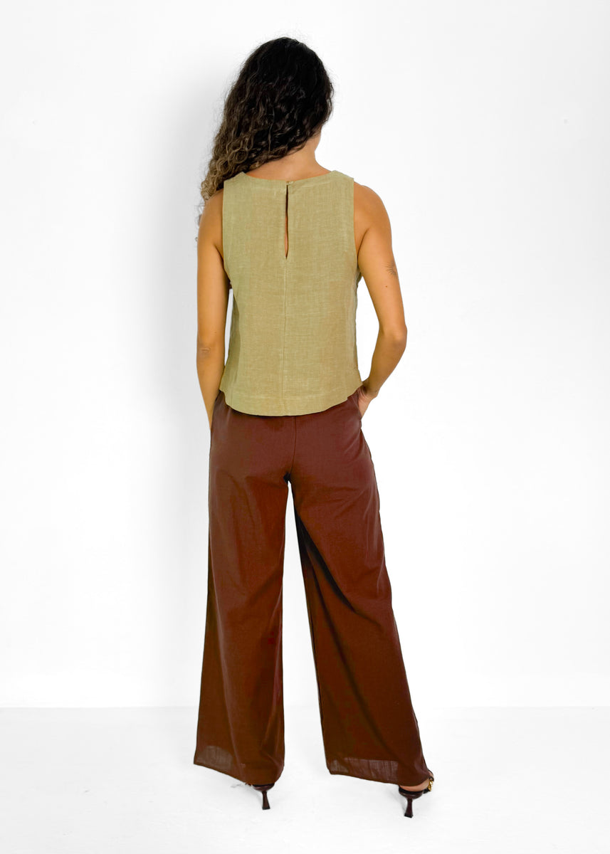 JUDE TANK - PISTACHIO